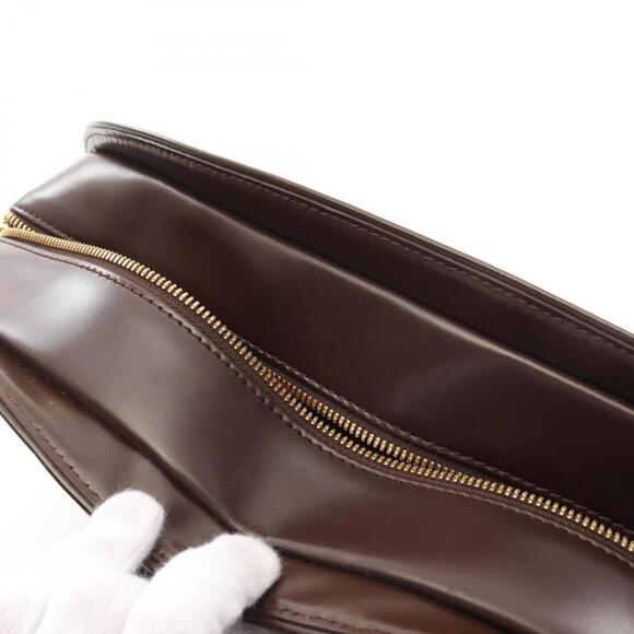 LOUIS VUITTON Brown Damier Leather Bag - Picture 9 of 11